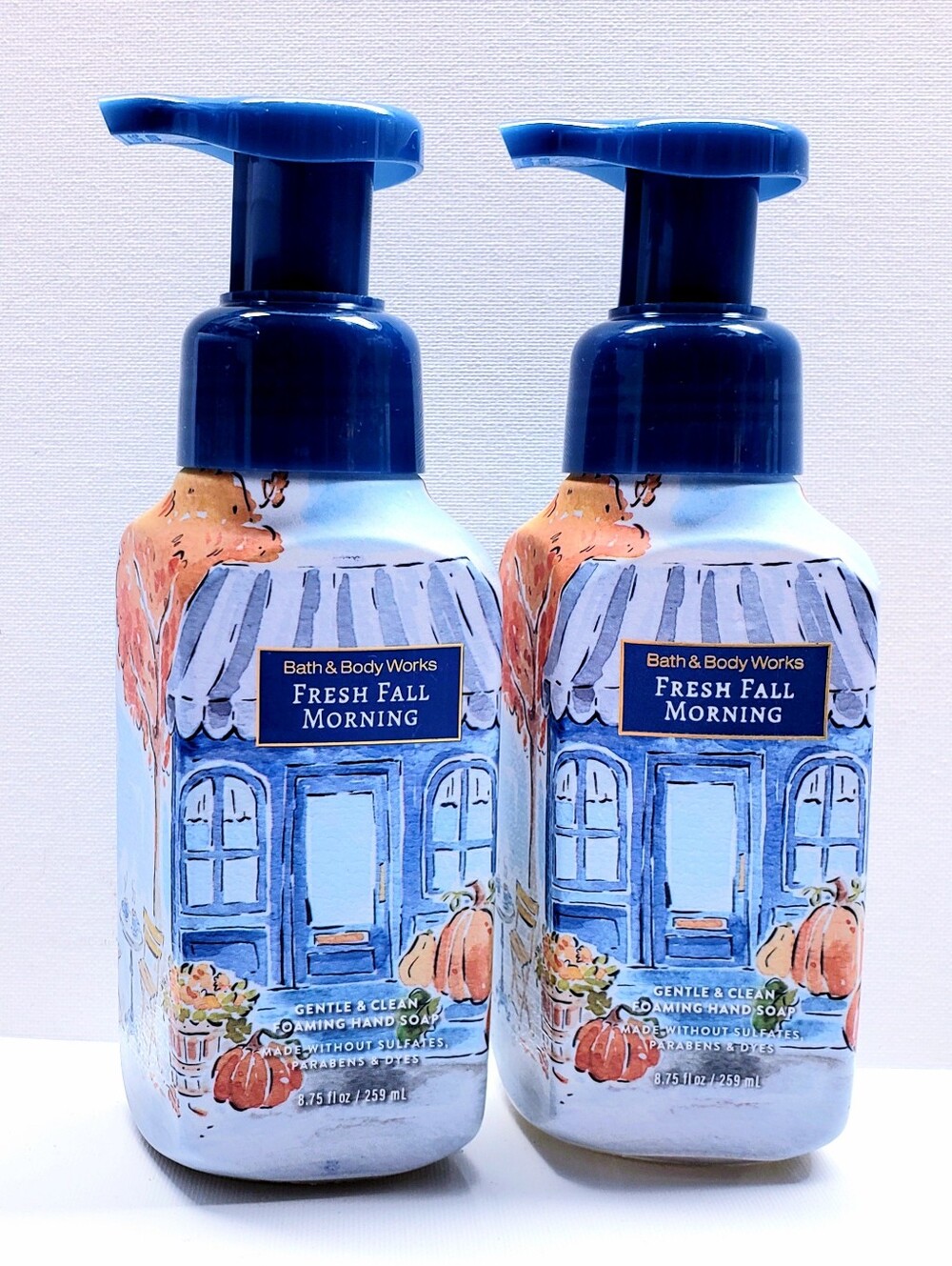 Bath & Body Works FRESH FALL MORNING Gentle & Clean Foaming Hand Soap (2 Pcs)